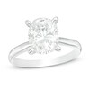 Thumbnail Image 1 of 3 CT. Certified Oval Diamond Solitaire Engagement Ring in 14K White Gold (I/I1)