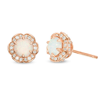 Zales opal stud earrings clearance