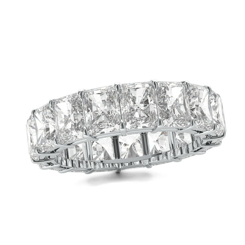 7 CT. T.W. Radiant-Cut Diamond Eternity Band in Platinum (G/VS2)