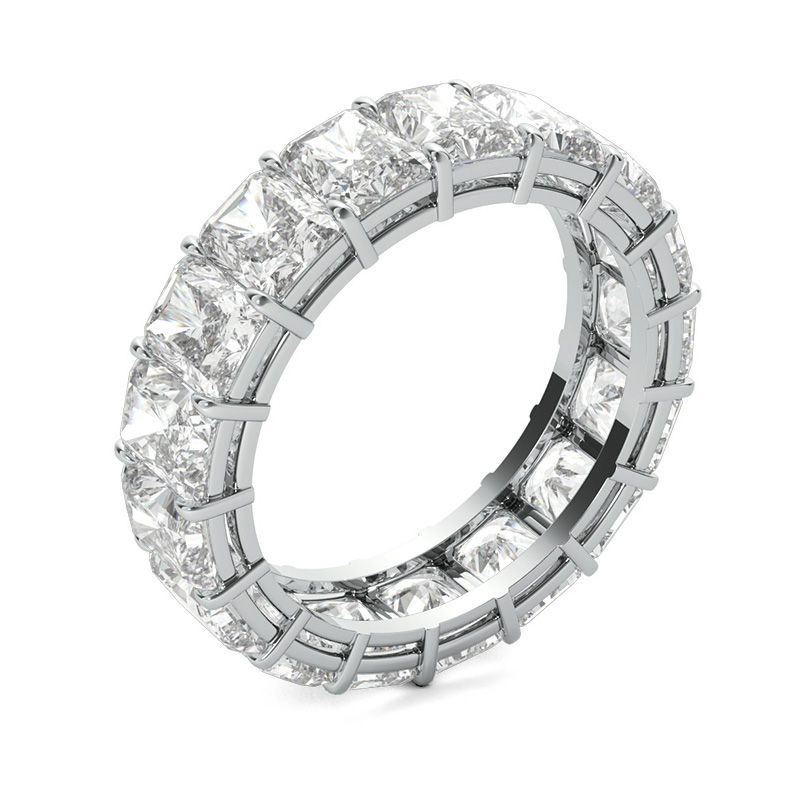 7 CT. T.W. Radiant-Cut Diamond Eternity Band in Platinum (G/VS2)