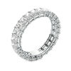 Thumbnail Image 2 of 4 CT. T.W. Radiant-Cut Diamond Eternity Band in Platinum (G/VS2)