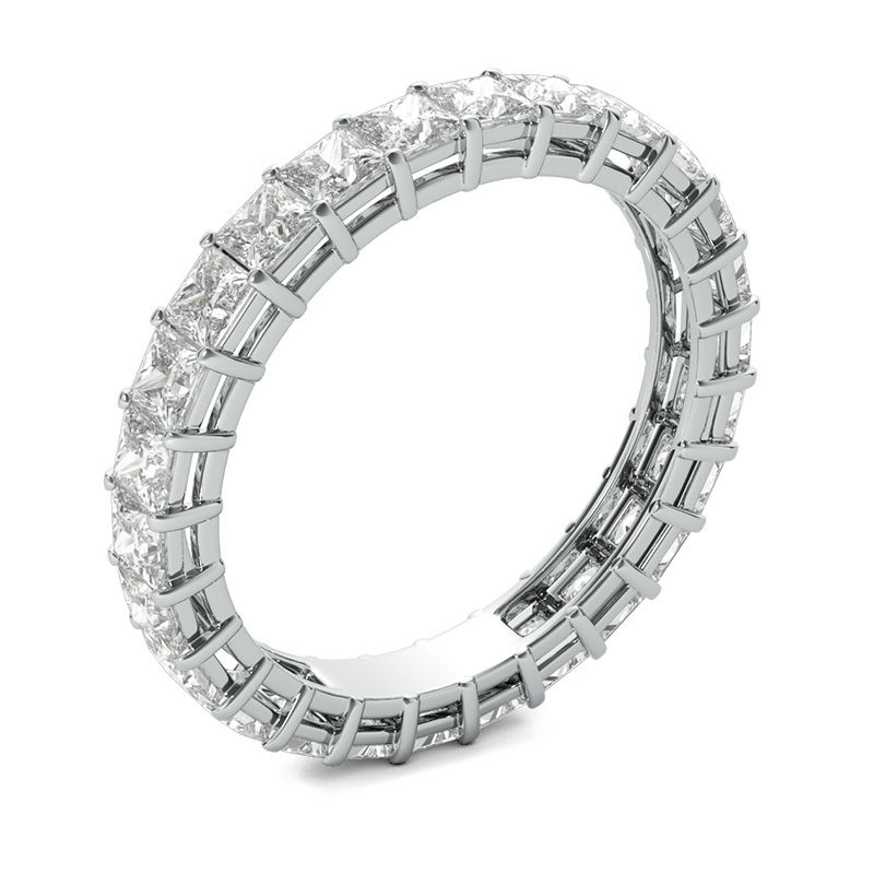 Main Image 2 of 2 CT. T.W. Princess-Cut Diamond Eternity Band in Platinum (I/VS2)