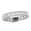 Thumbnail Image 0 of 3 CT. T.W. Emerald-Cut Diamond Eternity Band in Platinum (I/VS2)