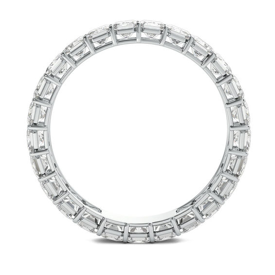 3 CT. T.w. Emerald-Cut Diamond Eternity Band in Platinum (I/Vs2)