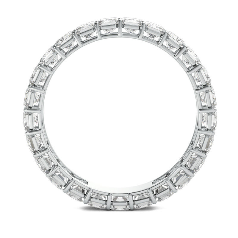 3 CT. T.W. Emerald-Cut Diamond Eternity Band in Platinum (I/VS2)