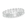 Thumbnail Image 1 of 4 CT. T.W. Emerald-Cut Diamond Eternity Band in Platinum (I/VS2)