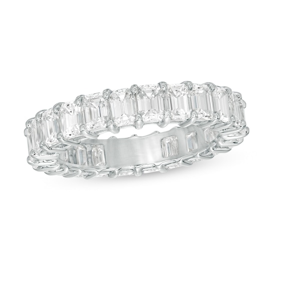 4 CT. T.w. Emerald-Cut Diamond Eternity Band in Platinum (I/Vs2)