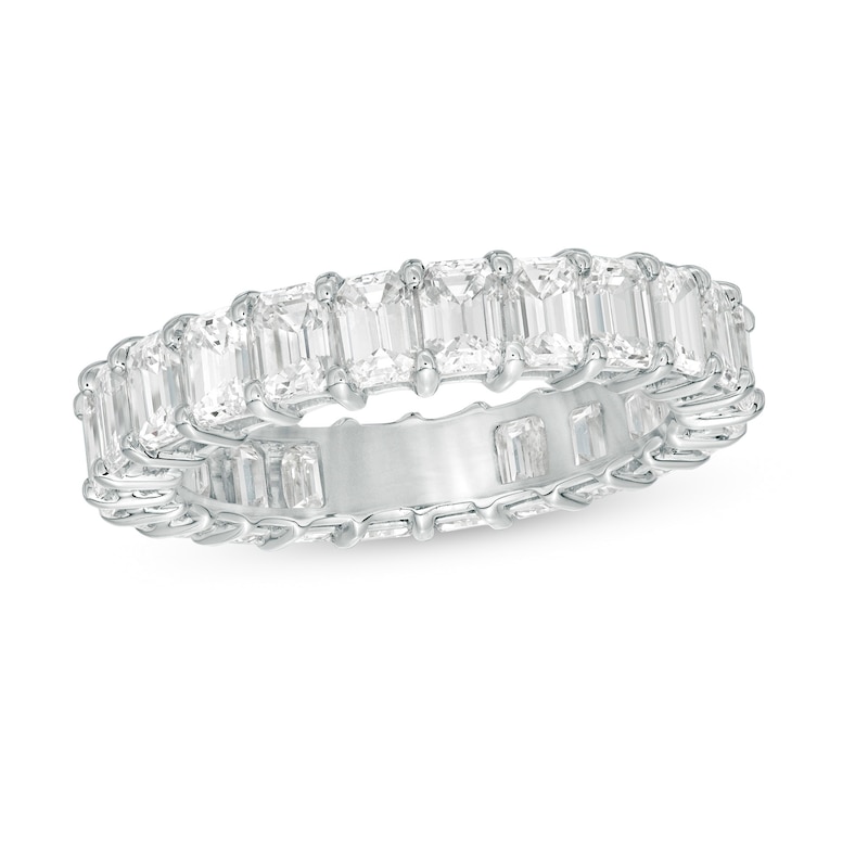 4 CT. T.W. Emerald-Cut Diamond Eternity Band in Platinum (I/VS2)