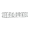 Thumbnail Image 3 of 4 CT. T.W. Emerald-Cut Diamond Eternity Band in Platinum (I/VS2)