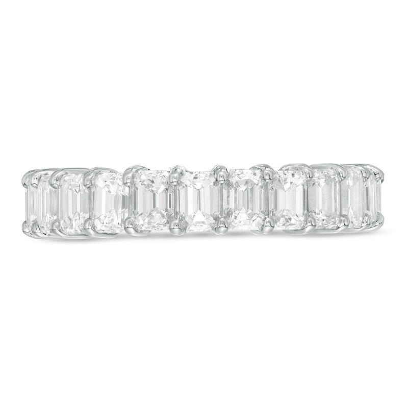 4 CT. T.W. Emerald-Cut Diamond Eternity Band in Platinum (I/VS2)