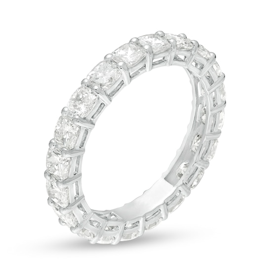 3 CT. T.w. Cushion-Cut Diamond Eternity Band in Platinum (G/Vs2)
