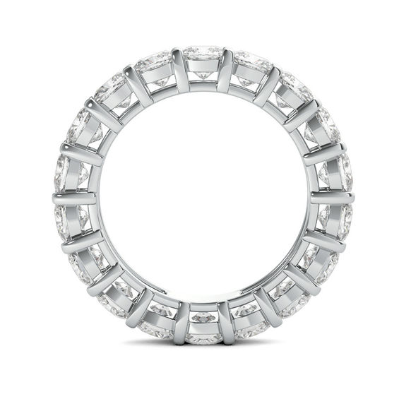6 CT. T.w. Cushion-Cut Diamond Eternity Band in Platinum (G/Vs2)