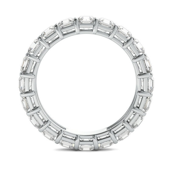 4 CT. T.w. Asscher-Cut Diamond Eternity Band in Platinum (I/Vs2)