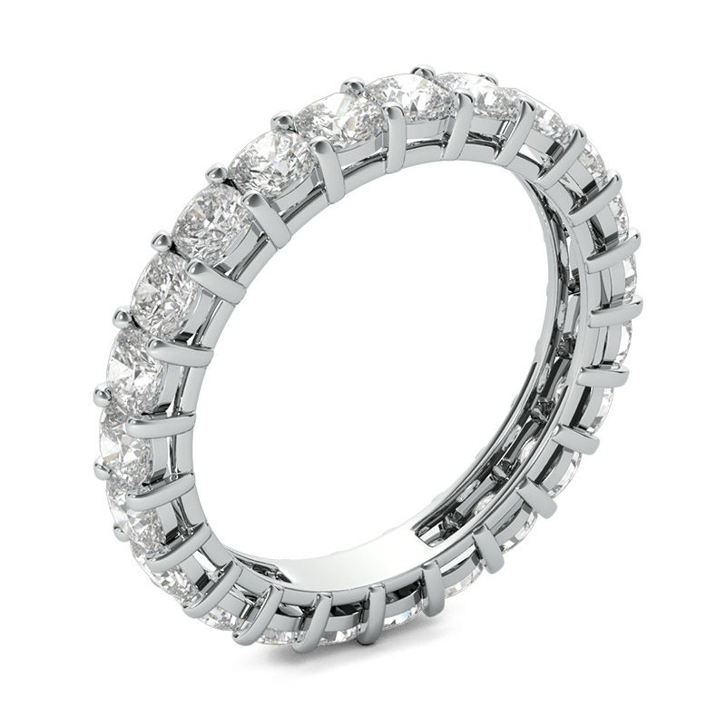 2-1/2 CT. T.W. Cushion-Cut Diamond Eternity Band in Platinum (G/VS2)