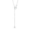 Thumbnail Image 3 of ZALES x SCAD Diamond Accent Solitaire Half-and-Half Circle Pendant in Sterling Silver and 10K Gold