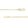 Thumbnail Image 3 of Made in Italy 0.7mm Box Chain Necklace in 10K Gold - 18"