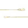 Thumbnail Image 3 of Made in Italy 0.7mm Box Chain Necklace in 10K Gold - 20"