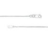 Thumbnail Image 3 of Made in Italy 0.7mm Box Chain Necklace in 10K White Gold - 20"