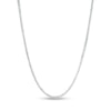 Thumbnail Image 0 of Made in Italy 0.85mm Wheat Chain Necklace in 10K White Gold - 18"