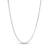 Thumbnail Image 1 of Made in Italy 0.85mm Wheat Chain Necklace in 10K White Gold - 18"