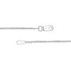 Thumbnail Image 3 of Made in Italy 0.85mm Wheat Chain Necklace in 10K White Gold - 18"