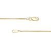 Thumbnail Image 3 of Made in Italy 0.85mm Wheat Chain Necklace in 10K Gold - 20"
