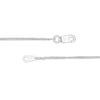 Thumbnail Image 3 of Made in Italy 0.85mm Wheat Chain Necklace in 10K White Gold - 20"