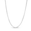 Thumbnail Image 0 of Made in Italy 1.1mm Adjustable Wheat Chain Necklace in 14K White Gold - 22"