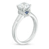 Thumbnail Image 2 of Vera Wang Love Collection 2-1/8 CT. T.W. Certified Diamond Engagement Ring in 14K White Gold (I/SI2)