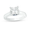 Thumbnail Image 1 of Vera Wang Love Collection 2-1/6 CT. T.W. Certified Princess-Cut Diamond Engagement Ring in 14K White Gold (I/SI2)