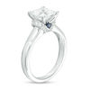 Thumbnail Image 2 of Vera Wang Love Collection 2-1/6 CT. T.W. Certified Princess-Cut Diamond Engagement Ring in 14K White Gold (I/SI2)