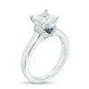 Thumbnail Image 2 of Vera Wang Love Collection 1-5/8 CT. T.W. Certified Princess-Cut Diamond Engagement Ring in 14K White Gold (I/SI2)