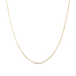 Made in Italy 1.0mm Box Chain Necklace in 10K Gold - 20&quot;