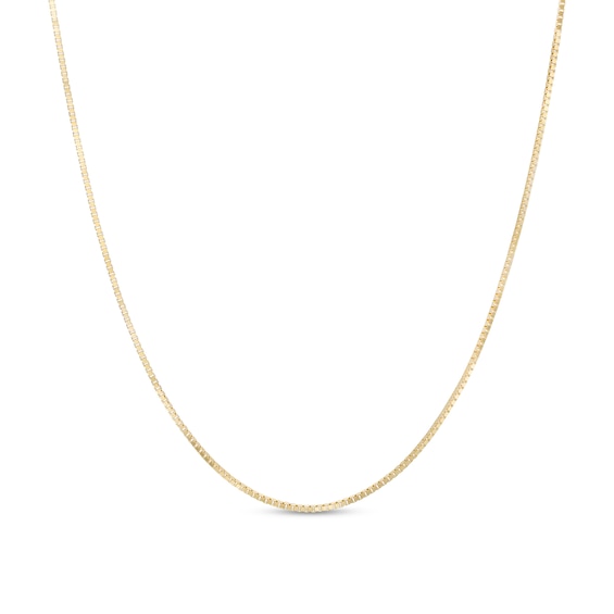 Made in Italy 1.0mm Box Chain Necklace in 10K Gold - 20"