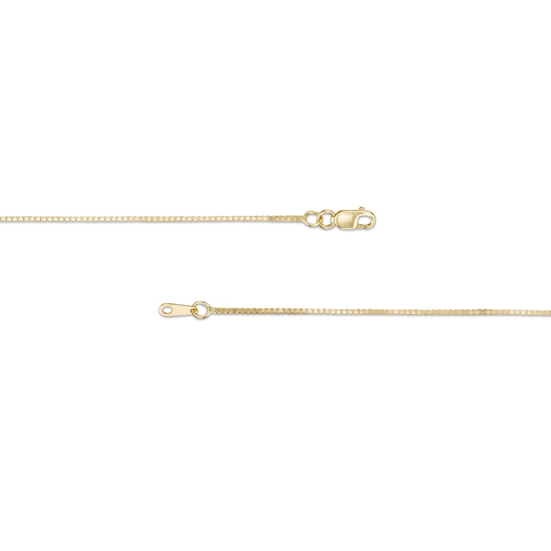 Main Image 4 of Made in Italy 1.0mm Box Chain Necklace in 10K Gold - 20"