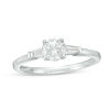 Thumbnail Image 1 of 3/4 CT. T.W. Certified Diamond Three Stone Engagement Ring in 14K White Gold (I/SI2)