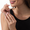 Thumbnail Image 2 of 3/4 CT. T.W. Certified Diamond Three Stone Engagement Ring in 14K White Gold (I/SI2)