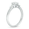 Thumbnail Image 3 of 3/4 CT. T.W. Certified Diamond Three Stone Engagement Ring in 14K White Gold (I/SI2)