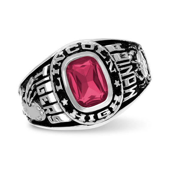 Birthstone High School Class Ring by ArtCarved (1 Stone) | Zales