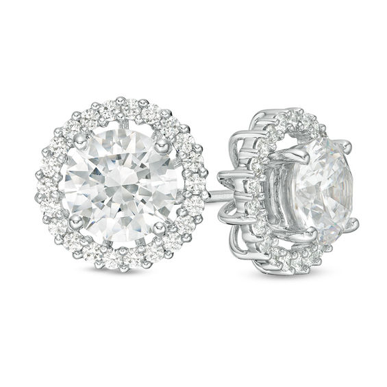 5/8 CT. T.w. Diamond Frame Earring Jackets in 14K White Gold