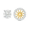 Thumbnail Image 3 of 5/8 CT. T.W. Diamond Frame Earring Jackets in 14K Gold