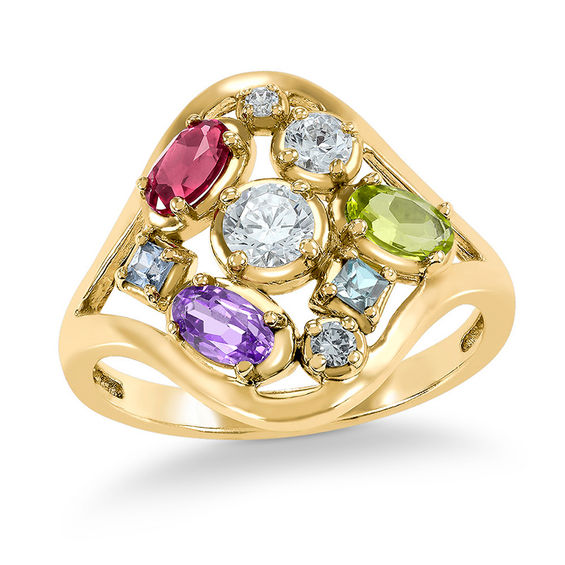 Amazon.com: Arihant Gems & Jewels Adult Natural Navaratna (9 Stones)  Panchdhatu Gold Plated Ring : Clothing, Shoes & Jewelry