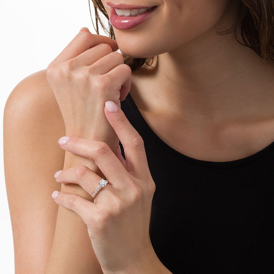 1-1/4 CT. T.w. Diamond Vintage-Style Engagement Ring in 14K Rose Gold