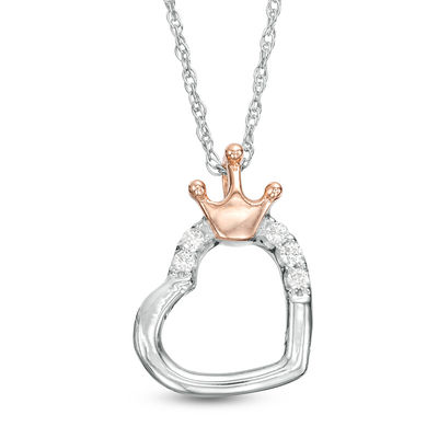 1/20 CT. T.W. Diamond Crown-Topped 