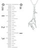 Thumbnail Image 2 of Diamond Accent Giraffe Pendant in Sterling Silver