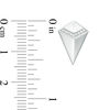 Thumbnail Image 3 of 1/20 CT. T.W. Diamond Chevron Kite-Shaped Stud Earrings in Sterling Silver