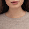 Thumbnail Image 2 of 1/3 CT. T.W. Certified Diamond Frame Pendant in 14K White Gold (I/SI2)