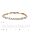 Thumbnail Image 2 of 1/2 CT. T.W. Diamond "S" Tennis Bracelet in 10K Two-Tone Gold