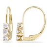 Thumbnail Image 1 of 1/4 CT. T.W. Diamond Three Stone Drop Earrings in 14K Gold