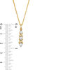 Thumbnail Image 3 of 1/3 CT. T.W. Diamond Three Stone "XO" Pendant in 10K Gold